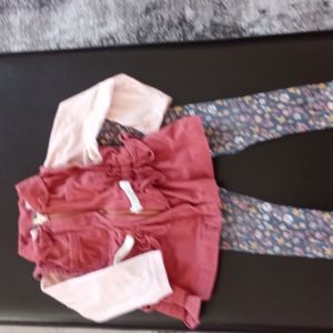 3 piece Toddler girls outfit